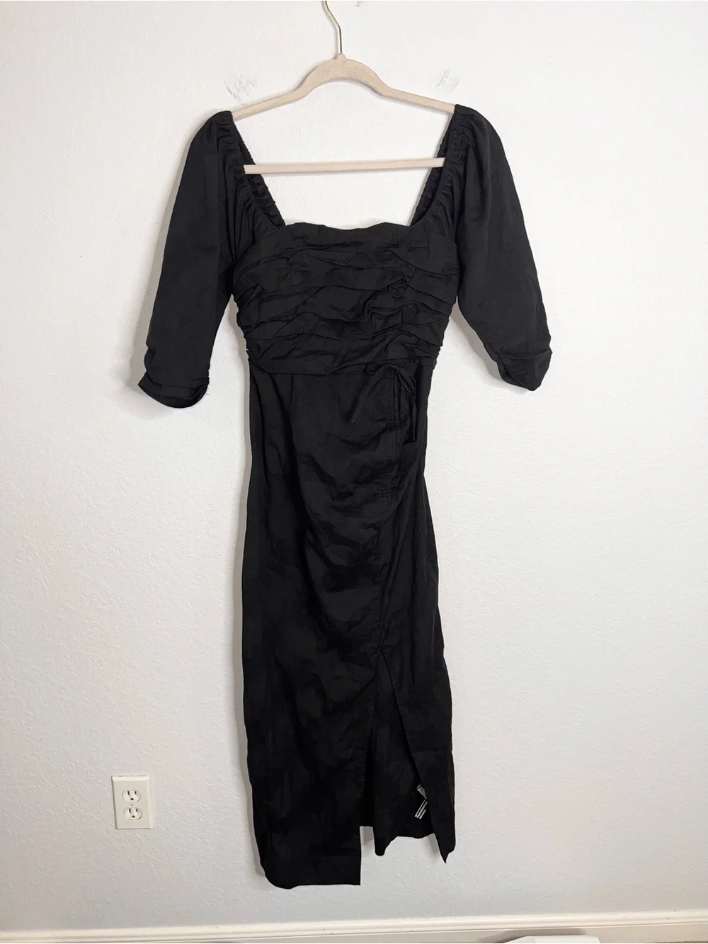 Free People Midi Dress Women’s Medium Looking Stunning Side Slit Maxi B20